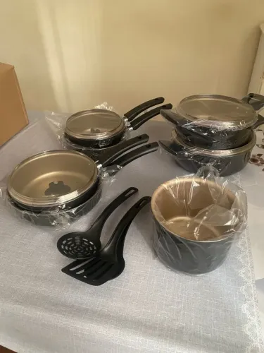 CONJUNTO DE PANELAS PRETAS 10 PEÇAS