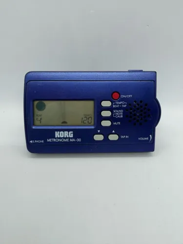 Metrônomo Digital Korg MA-30 Azul - Funcionando