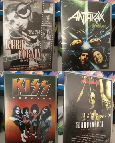 DVDs Diversos (Musicais e Filmes)