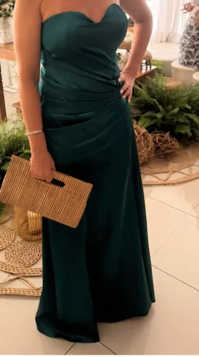 Vestido de madrinha verde