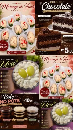 Morango cravejado