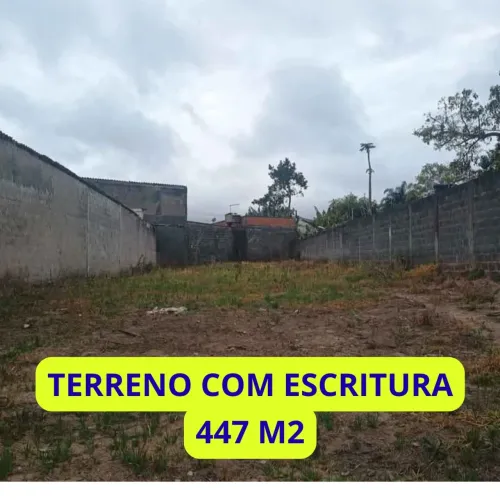 Terreno com escritura 447 m2