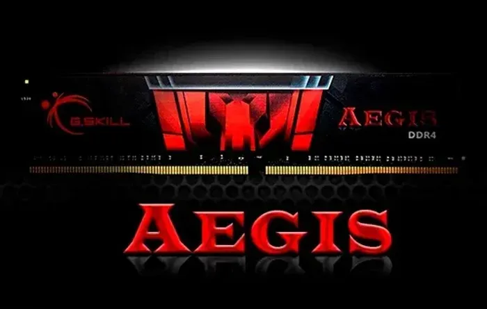 Memória DDR4 G.Skill Aegis, 8GB, 3000Mhz, Black, F4-3000C16S-8GISB