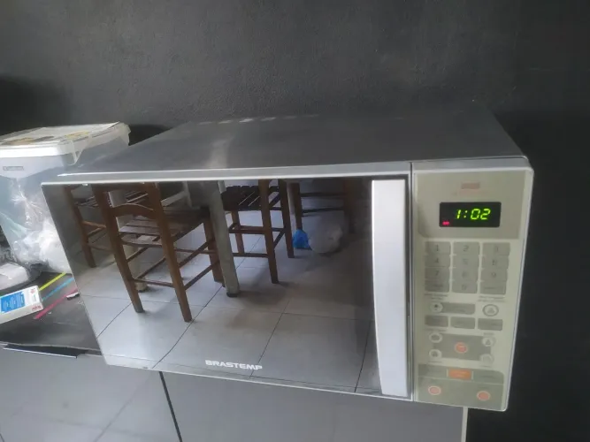 Microondas Brastemp inox 30l