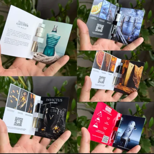 Kit 05 Amostras Masculinas Importadas  Diversas - 1,5ML CADA - Imperdível!