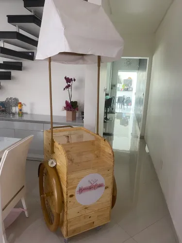 Carrinho gourmet para eventos