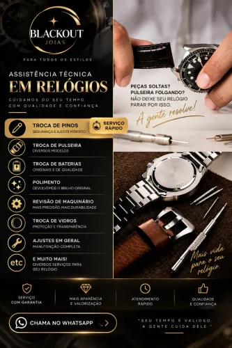 ? Pino do Relógio Soltou ou Quebrou? Fazemos Colocação de Pino e Ajuste