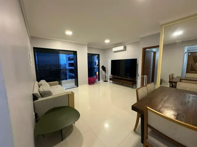 Apartamento Cond. Rio Mendoza - 3 Suites - 112m² - 2 Vagas - Andar Alto