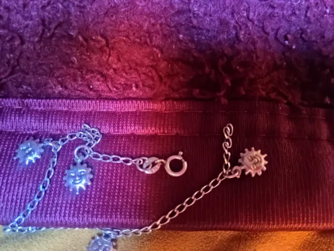 Pulseira girassol feminino de prata 