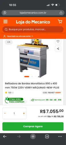 Máquina refiladora de borda VERRY PLUS