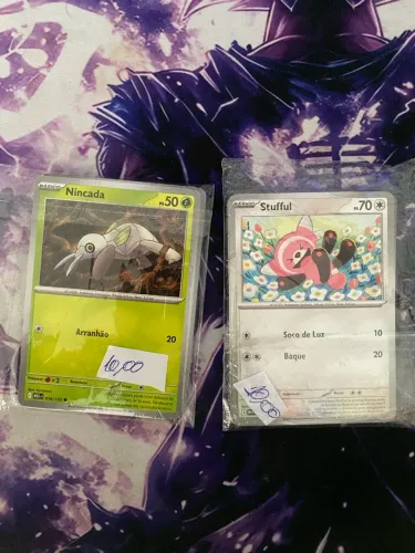 PACOTE COM 15 CARTAS POKÉMON TCG ORIGINAIS!