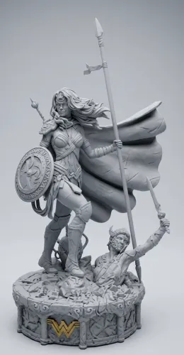 Estátua Mulher Maravilha Iron Studios