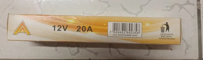 Fonte chaveada 12v 20A.