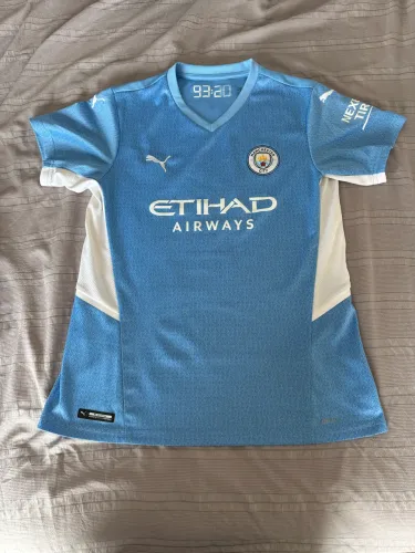 Camisa Manchester City 21/22 Original Puma - Home - Azul