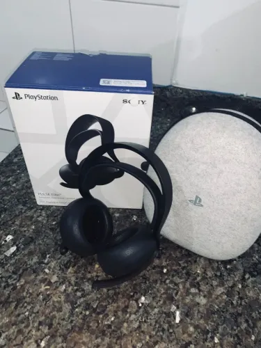 SONY PULSE ELITE ORIGINAL - PS5 + CASE + CABO + SUPORTE DE PAREDE