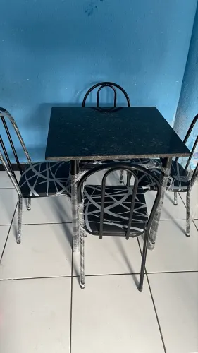 Mesa 4 cad. pedra granito nova 450$