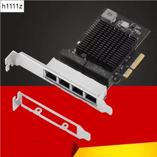 Adaptador Gigabit Ethernet 2.5g Placa De Rede Pcie De 4 Portas