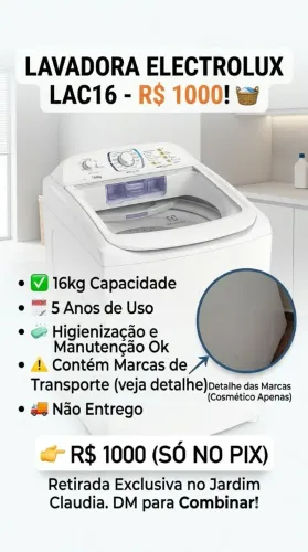 Electrolux 16kg lavadora máquina de lavar