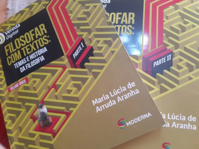 Livro de Filosofia Filosofar com Textos Temas e História da Filosofia
