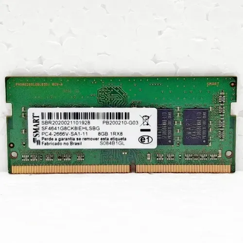 Memória RAM Notebook 8GB DDR4 2666 SODimm SMART