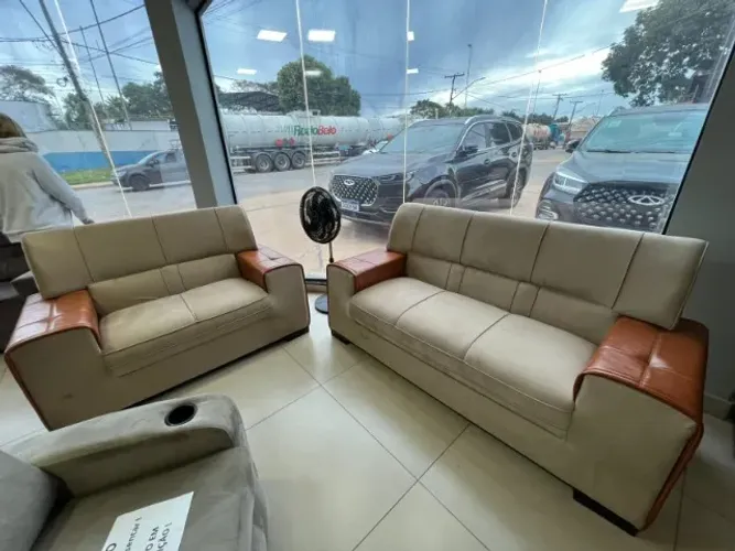 Sofá conjunto 2 e 3 lugares