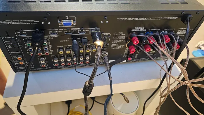 Receiver Onkyo TX-SR608 7.2 Canais (Certificação THX) + Controle e Microfone Original
