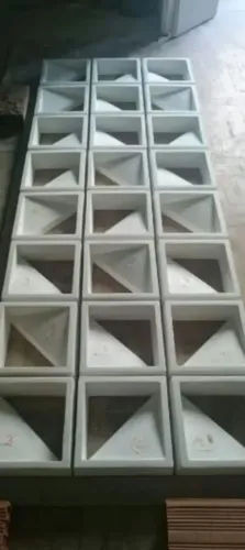 32 tijolos 28 reais cada um - cobogó cimentício (ou elemento vazado) 30x30 - cor branco