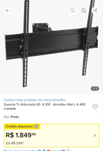 Suporte TV Articulado Iron Flex