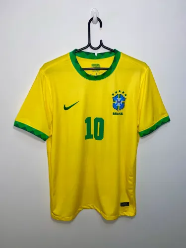 Camisa Seleção Brasil 2020 #10 Neymar Jr - Retrô