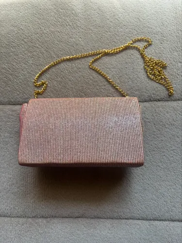 Bolsa champanhe de brilho nova