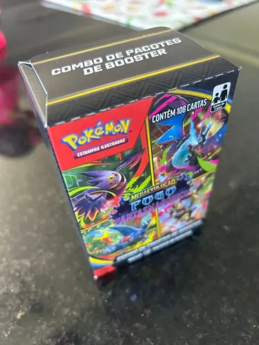 box pokémon mini display fogo fantasmagórico