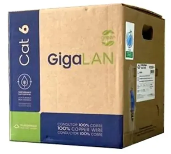 Caixa de Cabo Furukawa Gigalan Cat6 Green