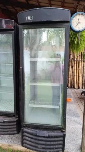 Congelador vertical porta de vidro expositor 220v