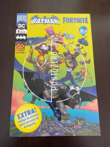 Coleção Completa Batman x Fortnite: Zero Point (1 ao 6) - Estado de Colecionador