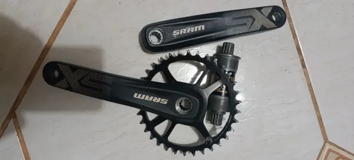 Pé de vela Sram SX completo coroa 34 dentes SX