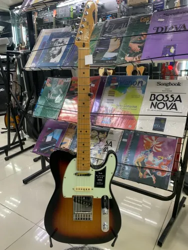 Fender guitarra telecaster sunburst mexicana