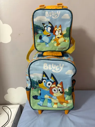 Mochila Bluey e Bingo