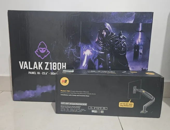 Monitor Gamer Valak Z180H + Suporte NB F80