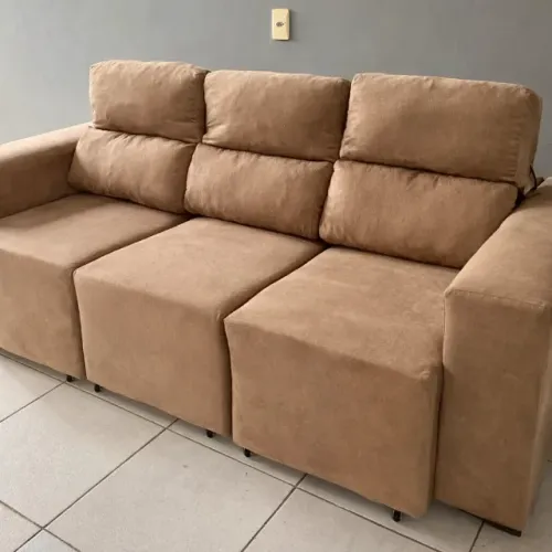 Retrátil e reclinável 3 assentos