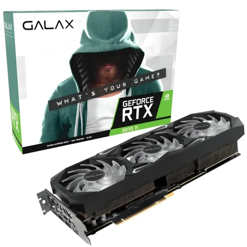 Placa de Vídeo Galax GeForce RTX 3070 Ti SG (1-CLICK OC), LHR, 8GB, GDDR6X, 256bit, DLSS 
