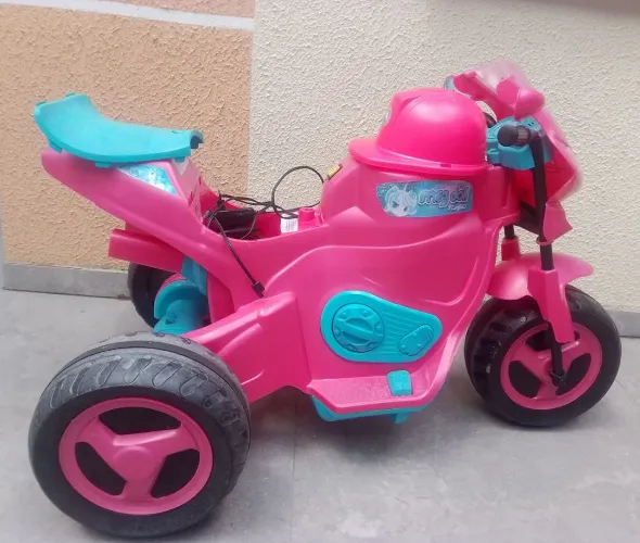 Moto elétrica infantil megdoll 6V
