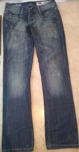 Calça Jeans Escuro Prefixo tam 40 Usada  