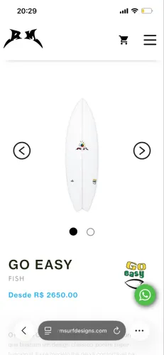 Prancha de surf Fish Ricardo Martins 5.8 - 32.6L