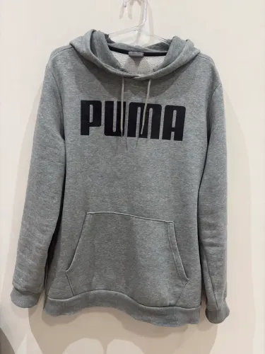 Moletom Puma Cinza Original Tamanho M 