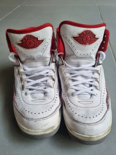 Tênis nike air jordan 2 branco 37