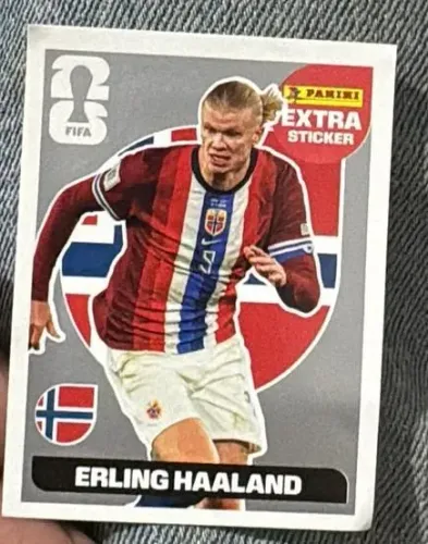Haland extra sticker prata copa 2026 álbum Panini