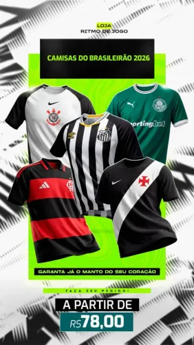 Camisa de times de futebol Nacional e Internacional