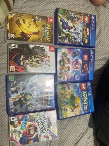 Jogos de ps4 e switch
