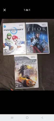 Jogos originais Nintendo wii