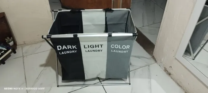 Cesto de roupa nunca usado